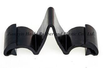 China Extrusion Solid Rubber Expansion Joints Black For Highway / Bridge supplier