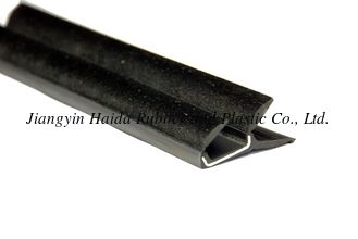 China Customized  PVC extruded plastic parts door seals weatherstrip supplier