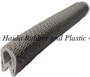 China Extruded plastic parts PVC trim seal used in car, train and truck supplier