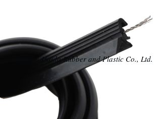 China 150℃ Resistance EPDM with cord co-extruded for Window And Door Seals supplier