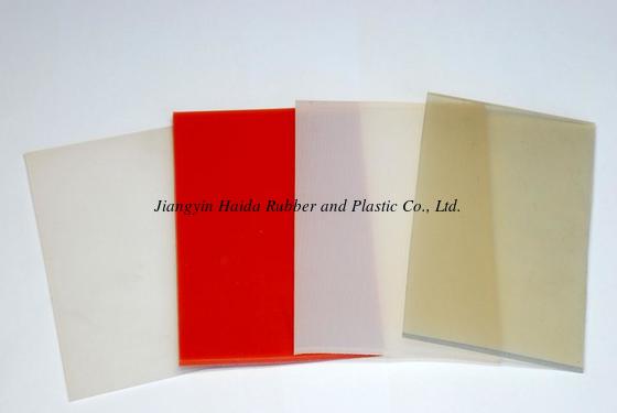 China Engineering rubber products silicone rubber sheet factory