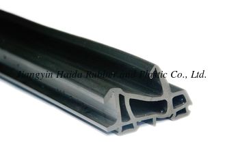 China Black Co-extruded Custom Rubber Seals , Solid Door And Window Seal supplier